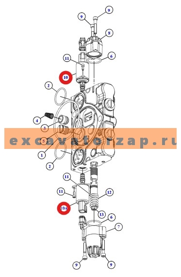 Запчасти для CAT 428/432/434/444