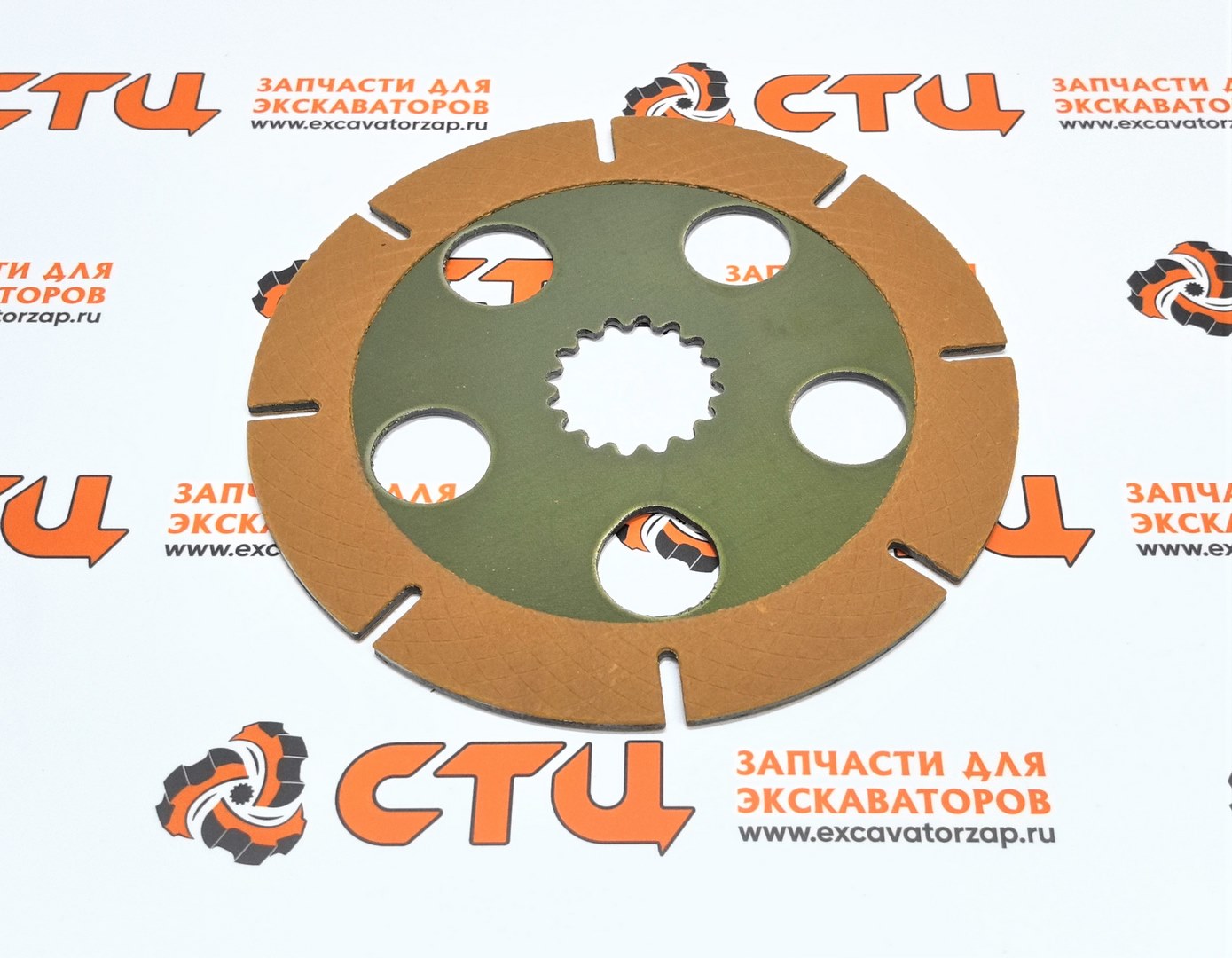 Диск фрикционный 112.07.610.04, 1120761004 моста экскаватора Hyundai R140W-7